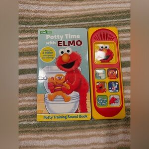Sesame Street Potty Time with Elmo Sound Book Potty Training Board Book